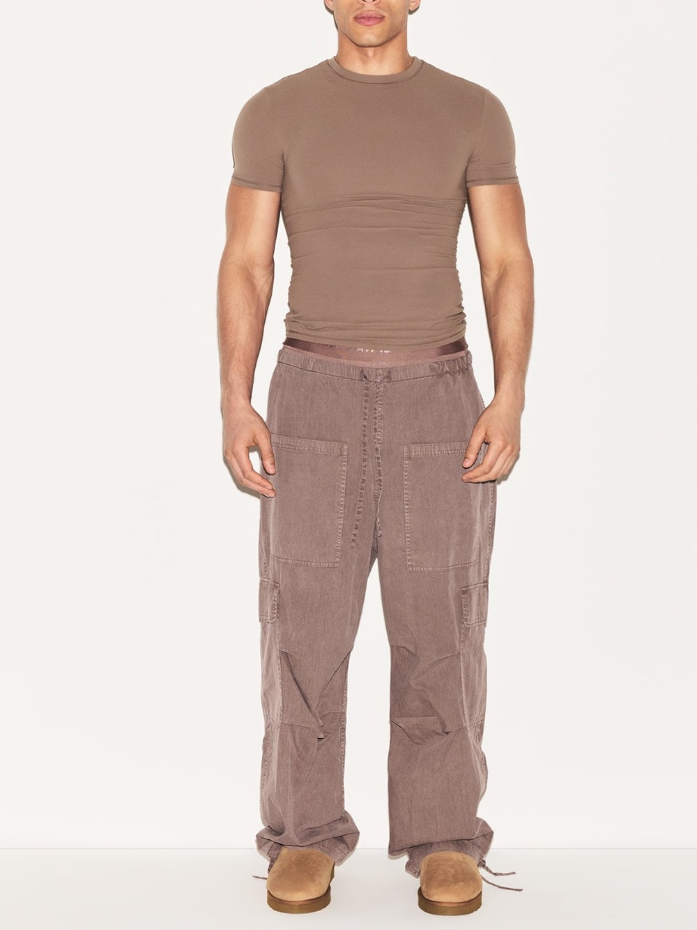 SKIMS Lounge Relaxed Men Woven Cargo Pants🔥